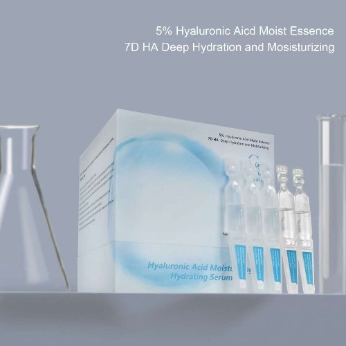 BIG SALE 60 Pcs Hyaluronic Acid Serum Vials Ultra-Hydrating Glass Skin Treatment