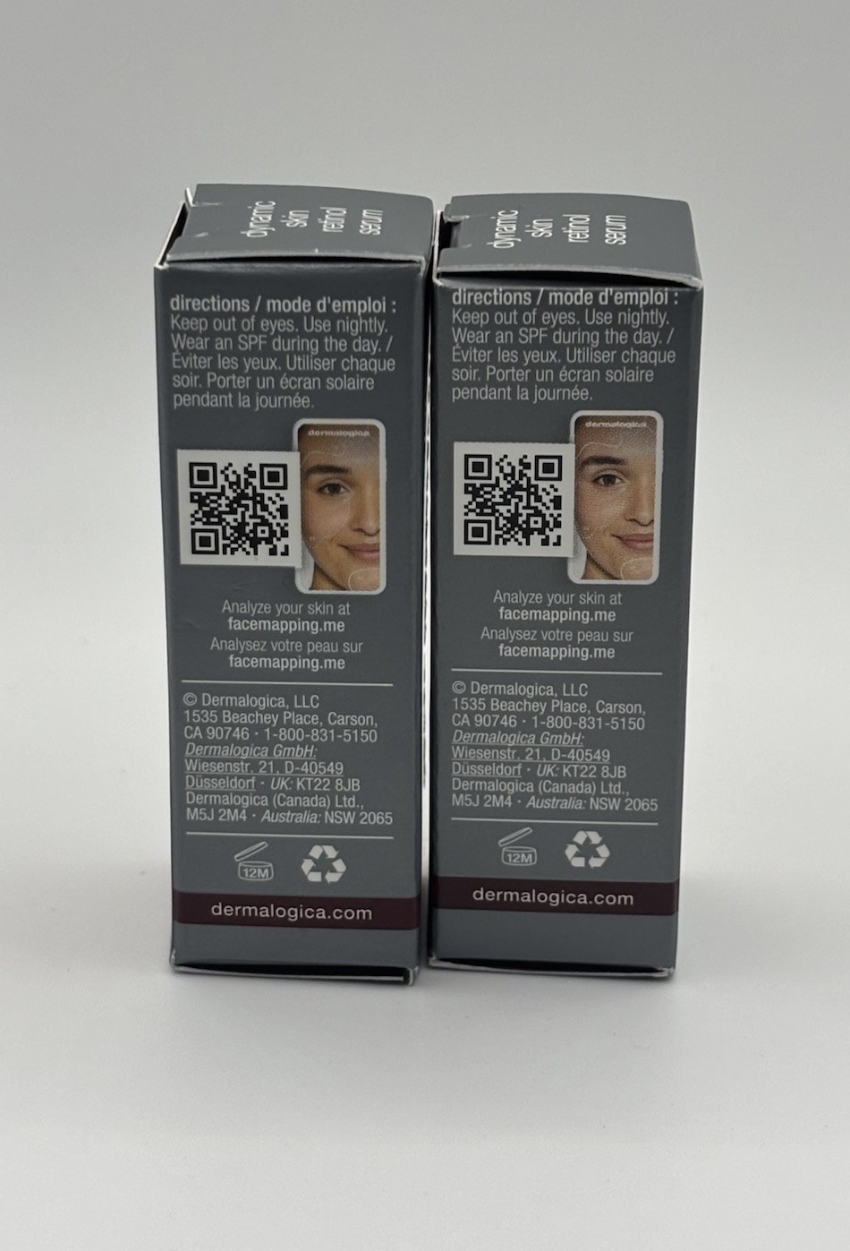 NEW 2X Dermalogica Dynamic Skin Retinol Serum Travel Size MINIs 3ml/0.1oz Each