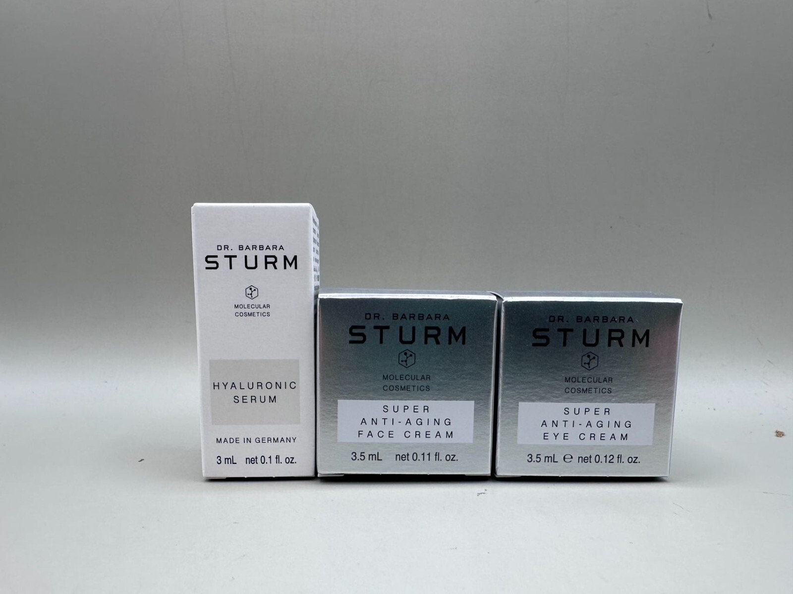 DR BARBARA STURM 3PCS SET SUPER ANTI-AGING FACE CREAM + EYE CREAM + SERUM