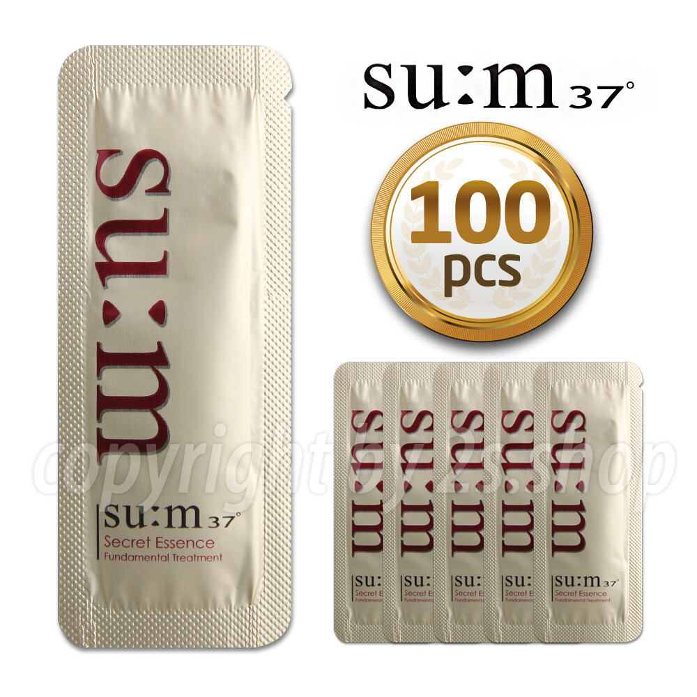 SU:M37 Secret Essence 1mlx 100pcs Korea Cosmetics SUM37