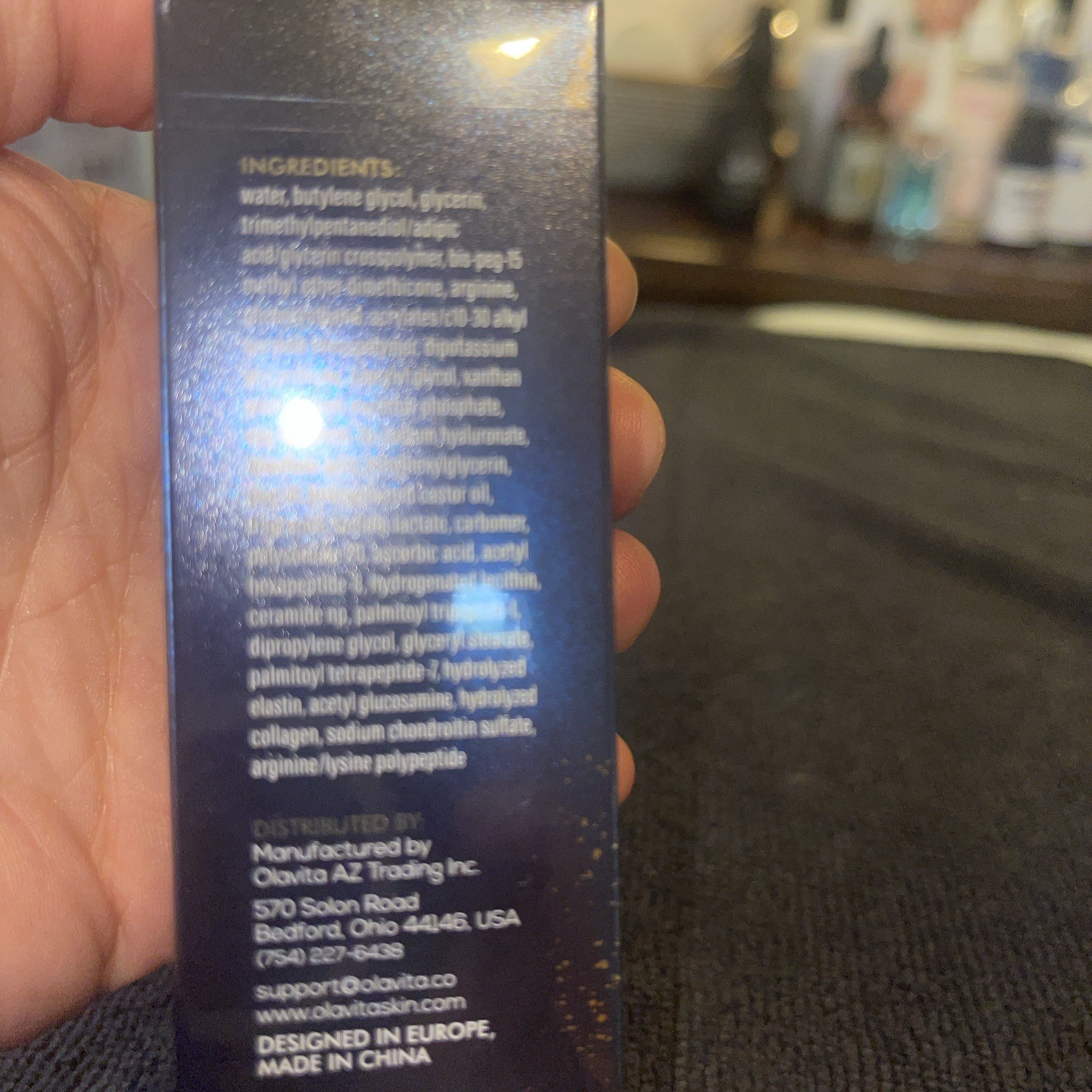 OLAVITA Liquid Solution Age Erase Formula Anti aging 1.01 OZ Genuine Authentic