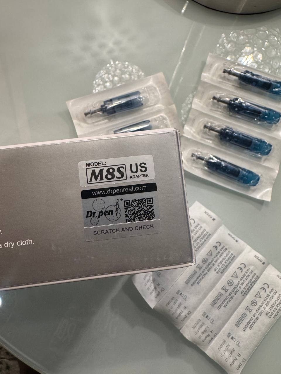 Dr. Pen M8S Wireless Pen, Adjustable Speed Device +20 Tips =(5×18,5xNano,10×36)