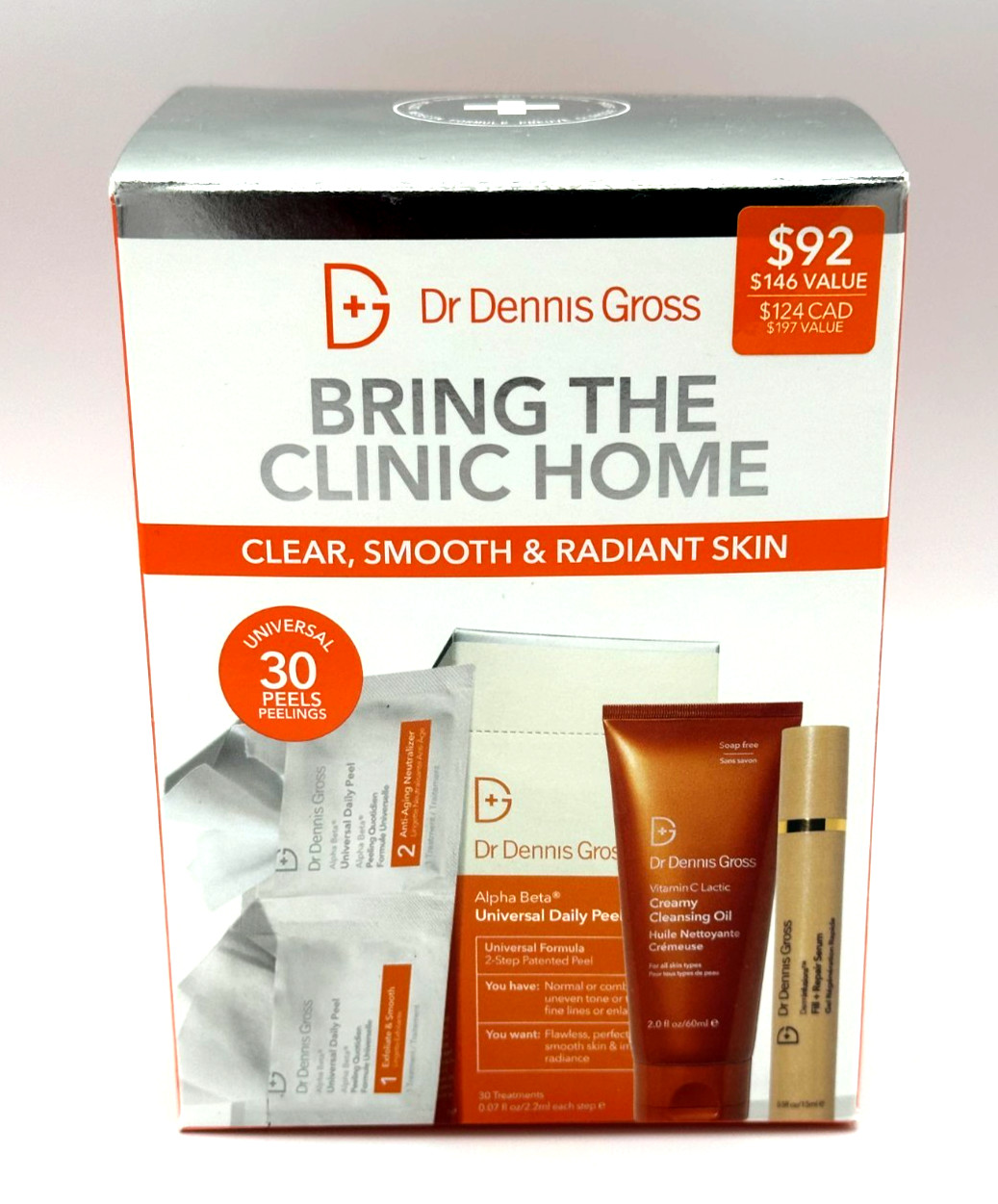 Dr Dennis Gross Bring The Clinic Home 5 Pieces Set ~ BNIB ~