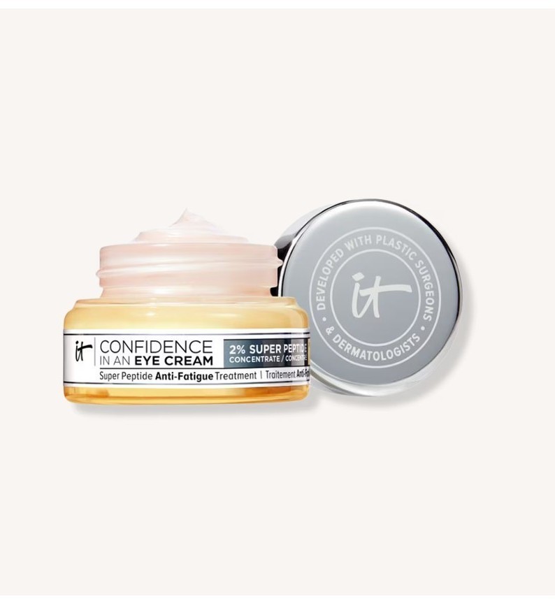 IT Cosmetics Confidence in an Eye Cream – Anti Aging Peptides Moisturizer 0.5 oz