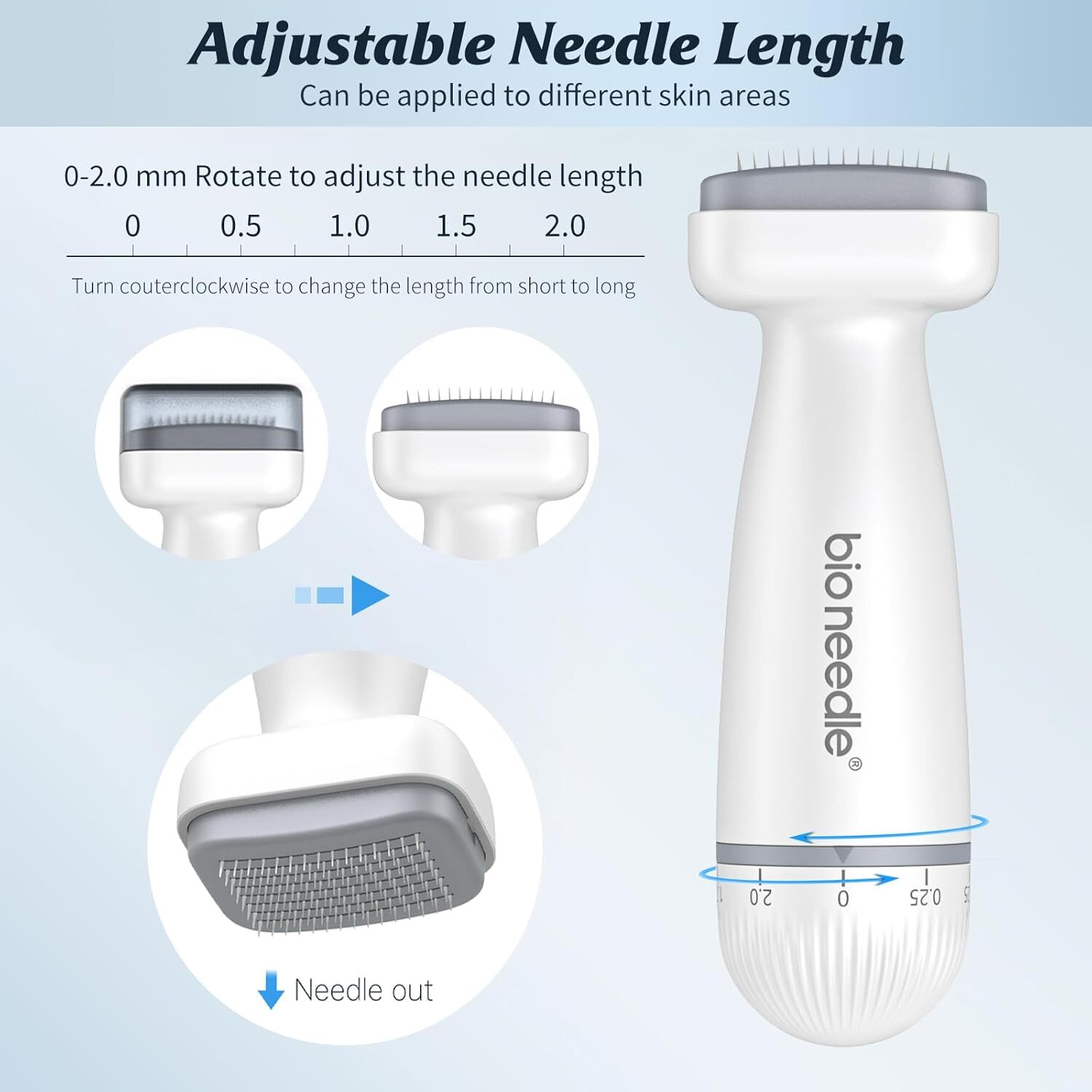 Microneedle Derma Stamp – Microneedling Micro Needling for Face Body