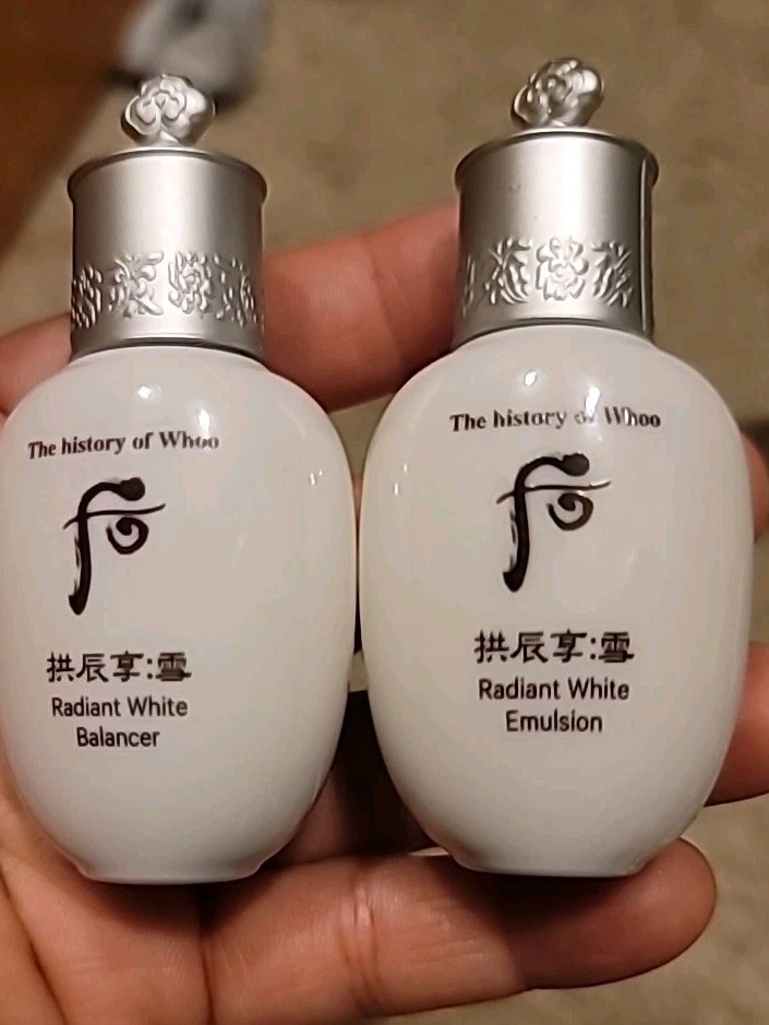 The History Of Whoo Seol Radiant White Balancer 20ml + Emulsion 20ml
