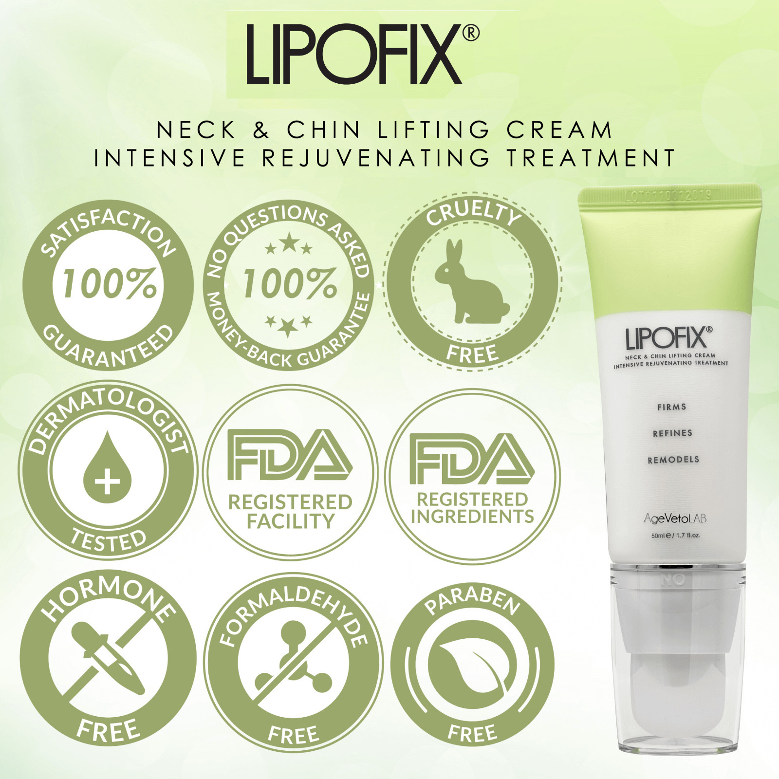 Advanced Tightening Neck Cream For Lift Sagging Skin Anti-Aging Rejuvenation
