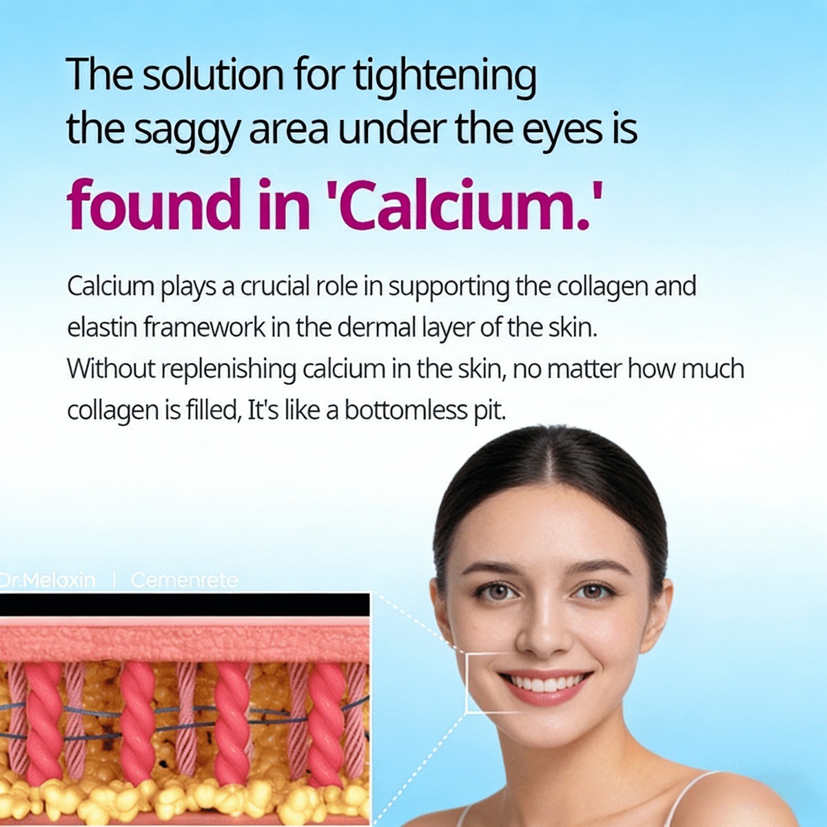 Dr.Melaxin Cemenrete Calcium Intense Cream 50ml | Anti-Aging & Elasticity Care