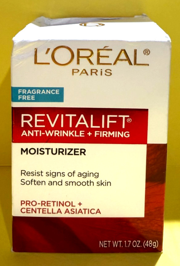 L’Oréal Paris Revitalift Anti-Wrinkle Firming Face Moisturizer 1.7Oz no date dmg