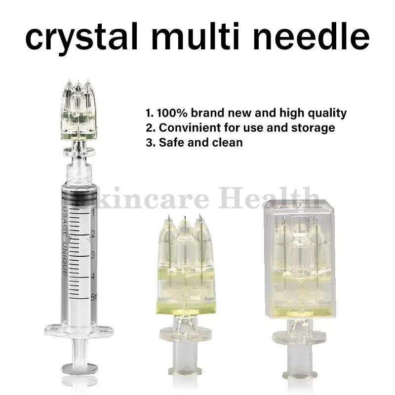 5PCS 5Pin Crystal Multi Cartridges For Water Light Skin Care Tools 32G*1.5mm
