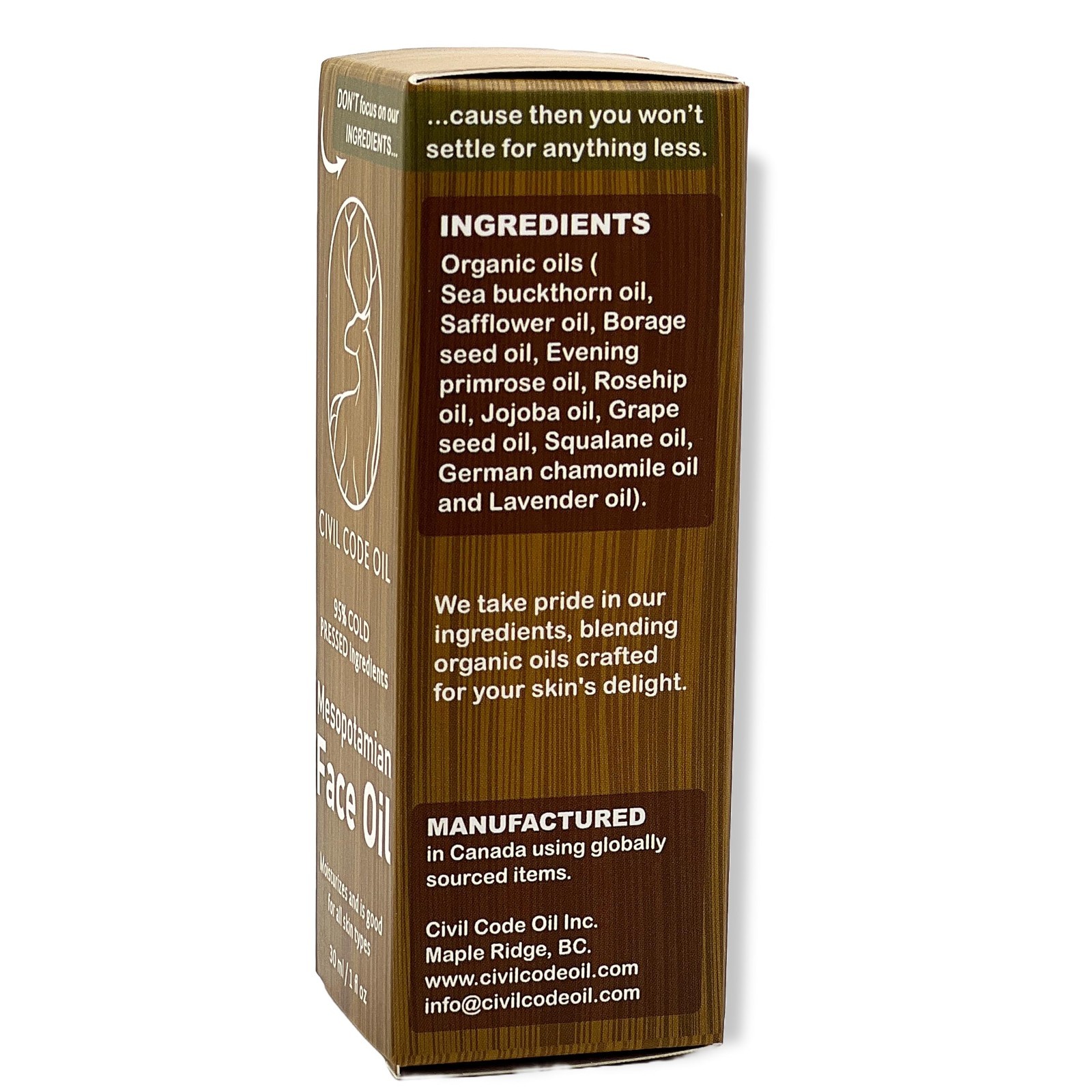 Organic Anti-Aging Face Oil for Women – Hydrating Sea Buckthorn & Jojoba, 1oz