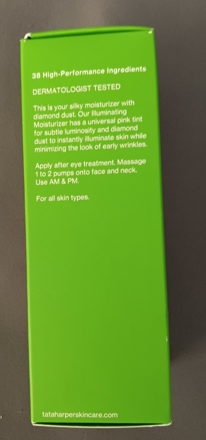 Tata Harper Illuminating Moisturizer Diamond Infused Full Size 1.7 Fl Oz NIB