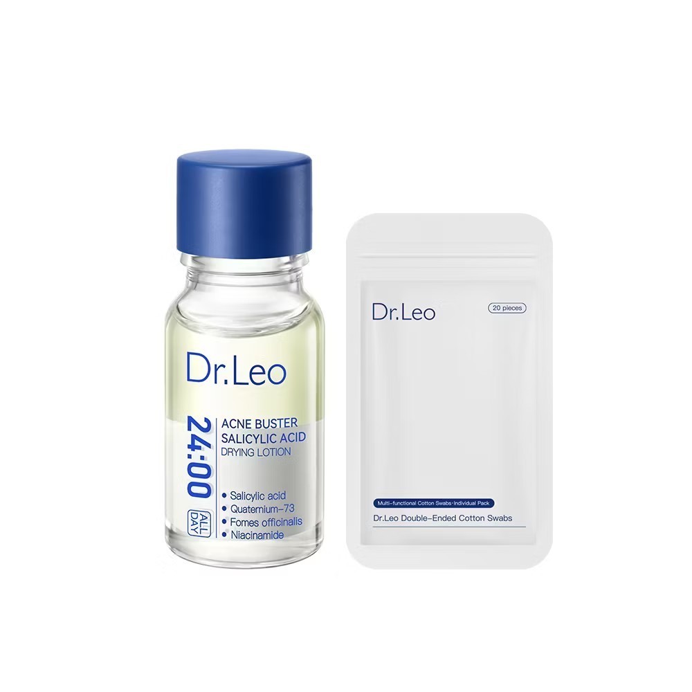 2 BOTTLES-Dr.Leo Acne Essence Salicylic Acid Anti-acne Serum Lighten Acne Scars