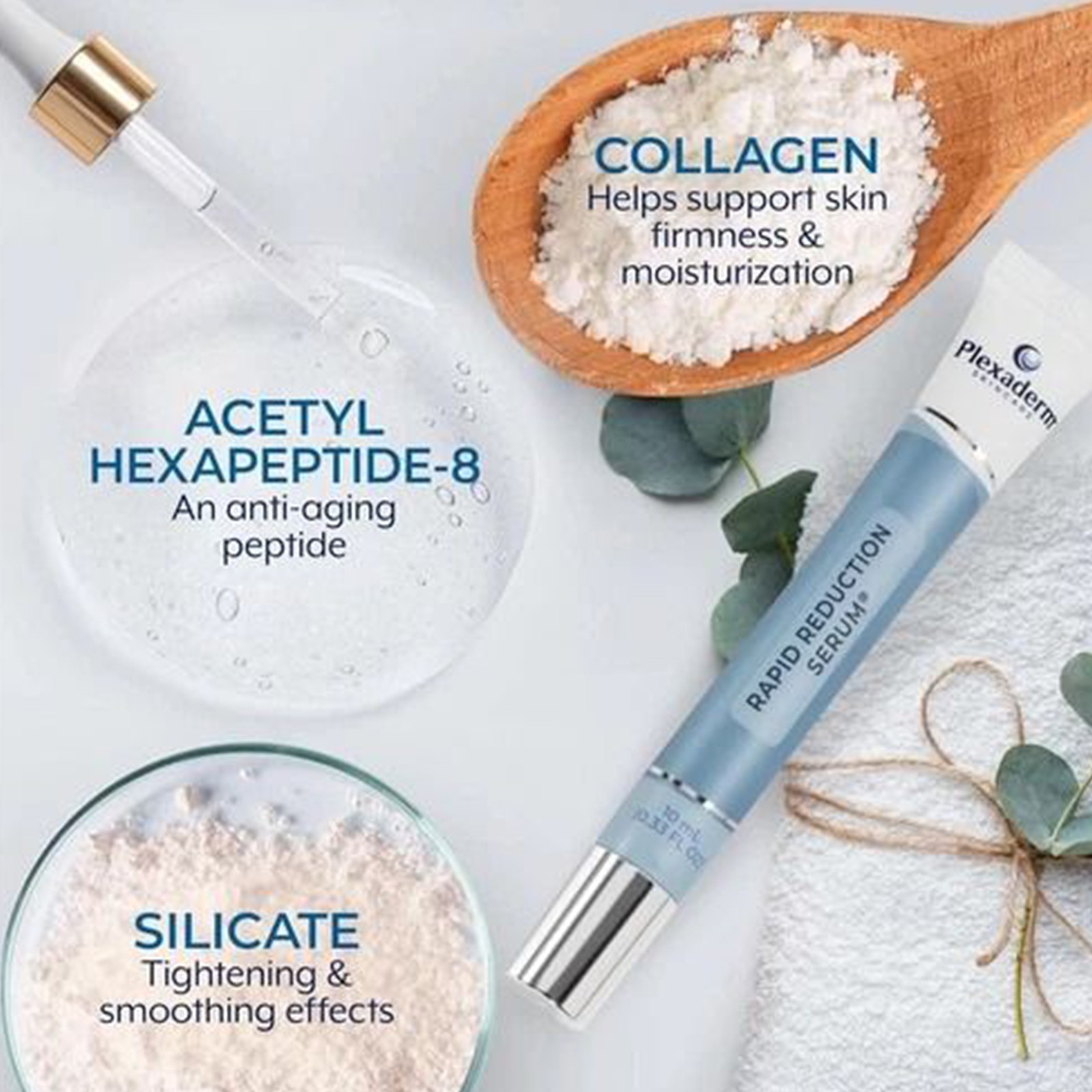 Plexaderm Rapid Reduction Eye Serum, Visibly Reduces Under-Eye Bags & Wrinkles