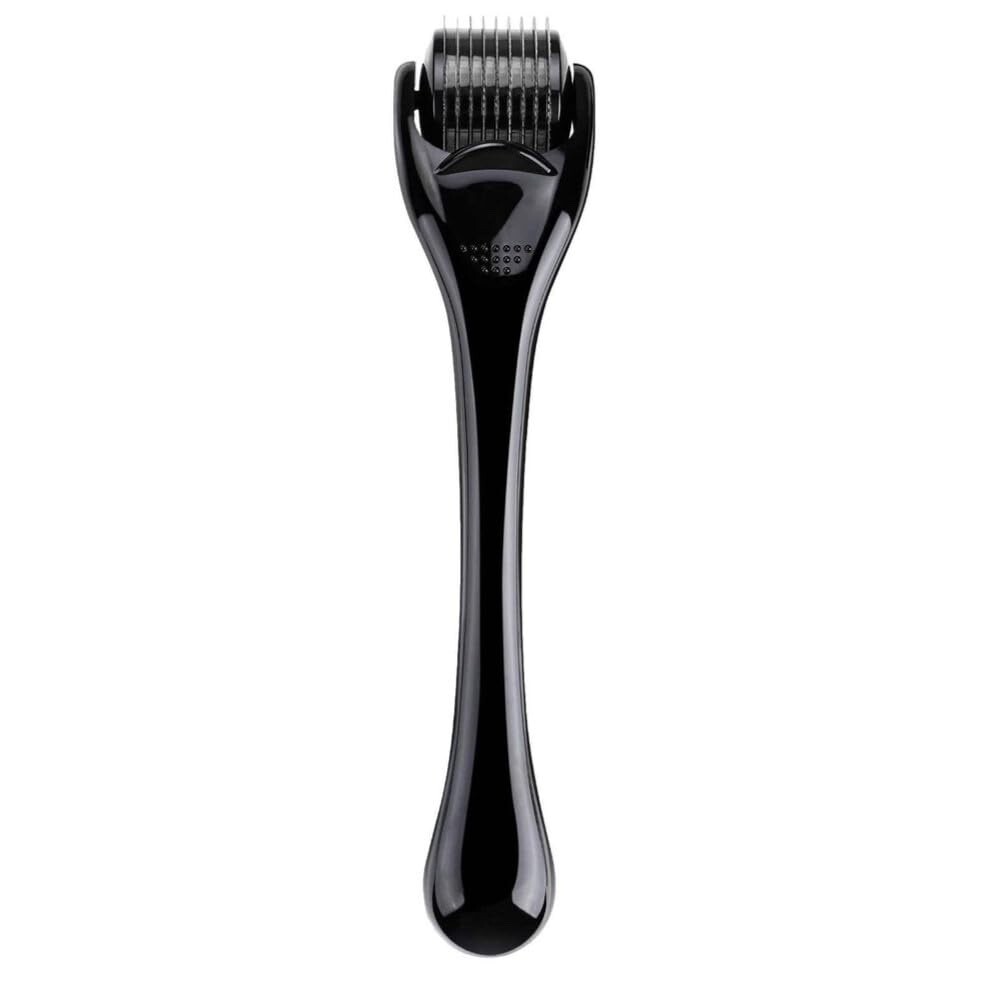 Derma Roller Microneedle Roller for Face /540 Titanium Beard Roller Black NEW