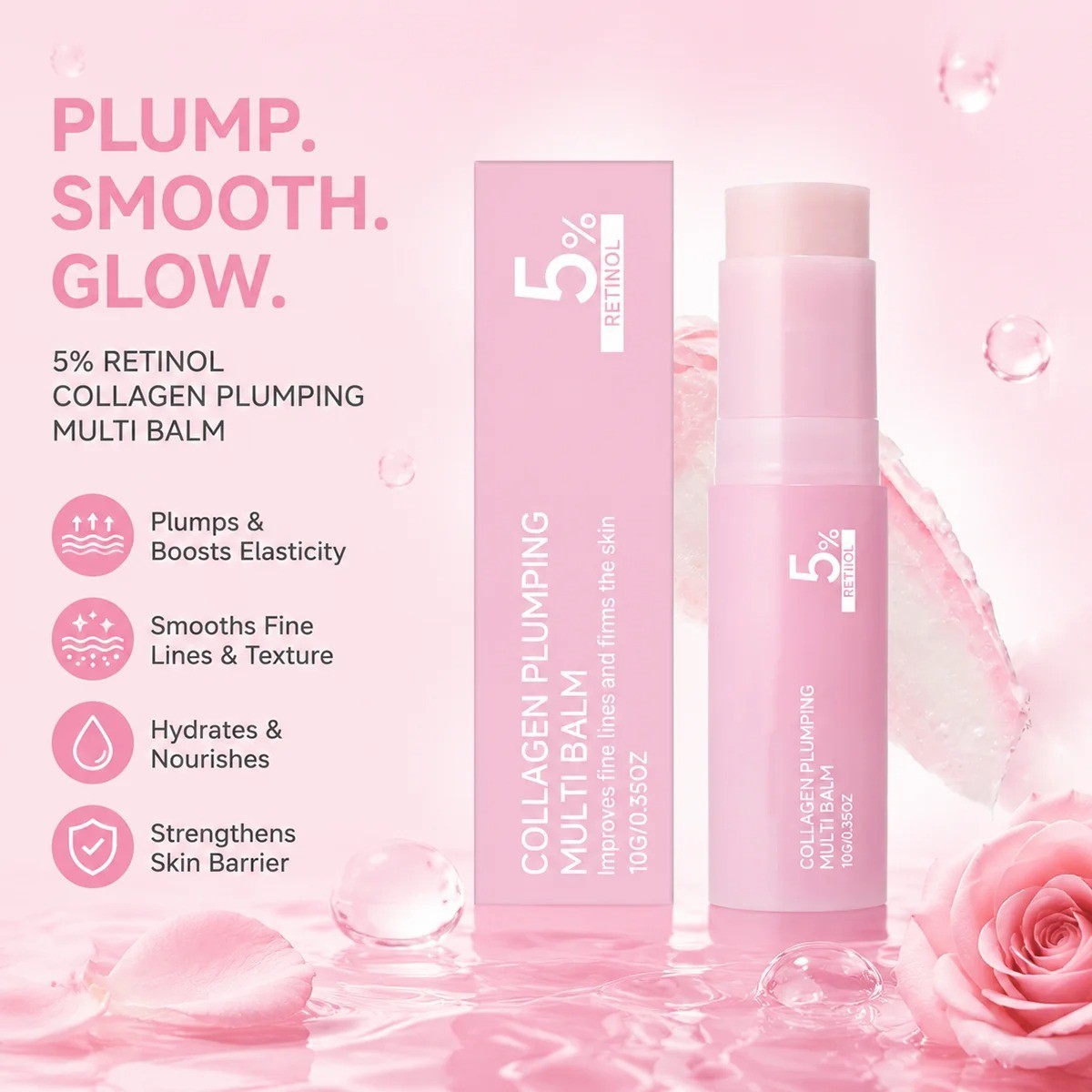 Pink Collagen Volume Multi Balm – 10g