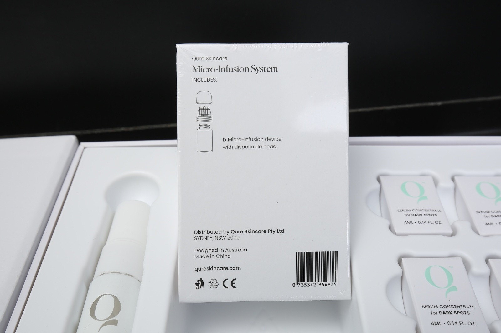 QURE Skincare Micro-Infusion System 3 Month Supply Limited Edition + Extras