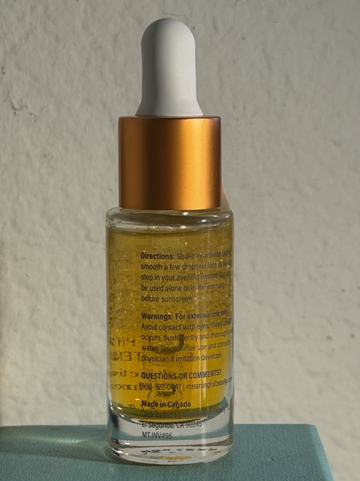 Meaningful Beauty Vitamin C Bi-Phase Brightening Oil Sealed 10ml / .33 Fl Oz