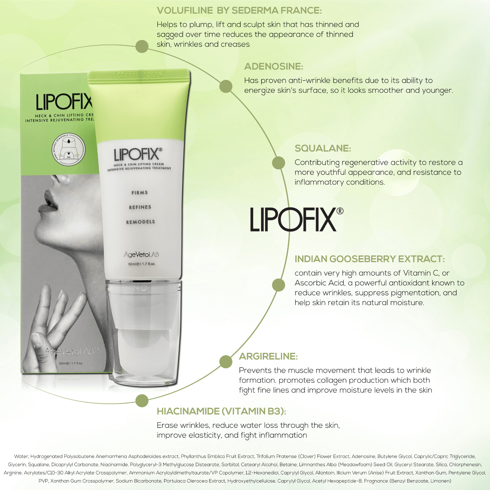 Advanced Tightening Neck Cream For Lift Sagging Skin Anti-Aging Rejuvenation
