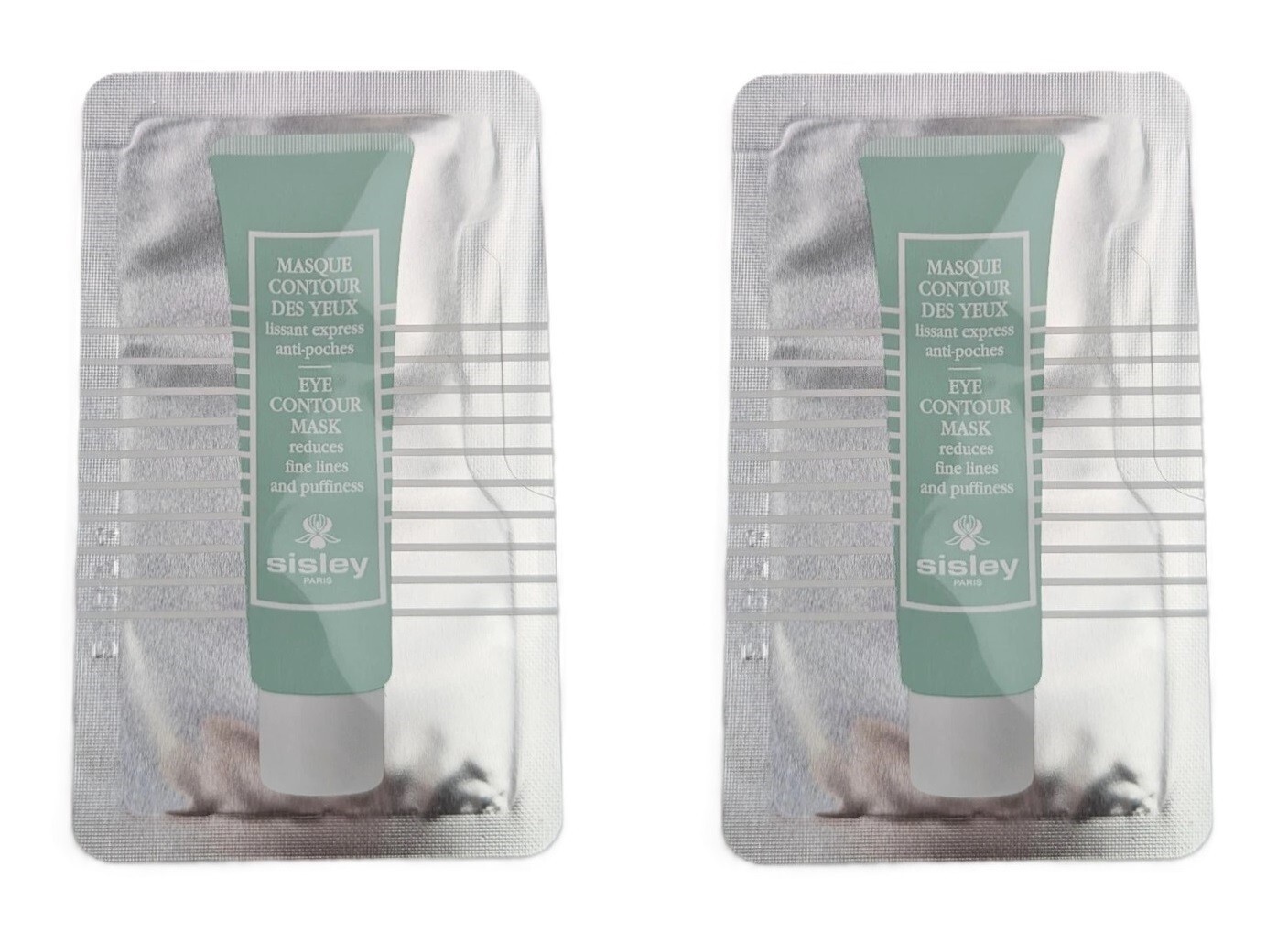 2X Sisley Eye Contour Mask Puffiness Dark Circles Sample 3ml/0.1oz ea NIP Sealed