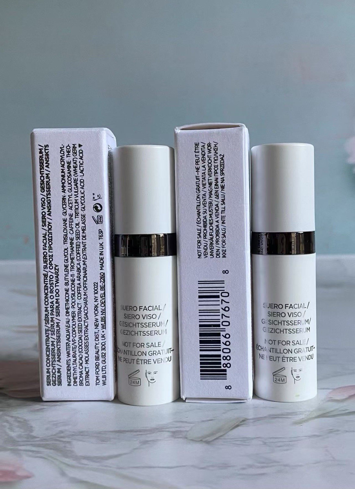 2x Tom Ford Research Serum Concentrate, Travel Size~ .17oz/5ml Each NIB