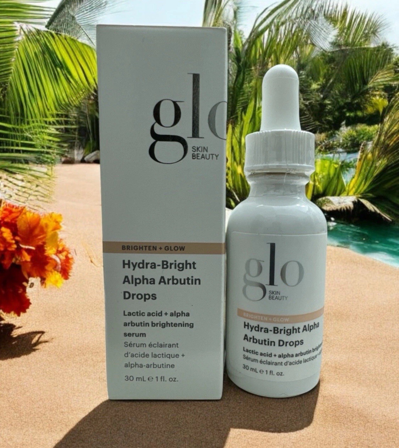 Glo Skin Beauty Brighten & Glow Hydra Bright Alpha Arbutin Drops 1 fl oz