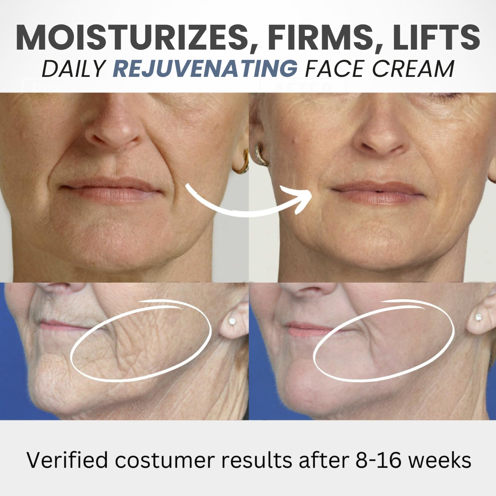 Alozera Collagen Face Moisturizer – Anti-Aging, Hydration & Firmness, 1.7 oz