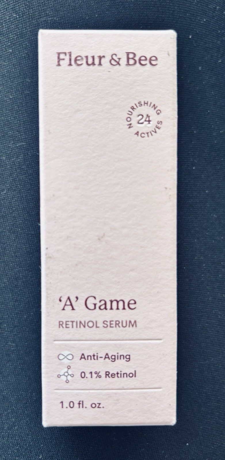 Fleur & Bee ‘A’ Game Retinol Serum Anti-Aging Face 0.1% Retinol 1.0 fl. oz.