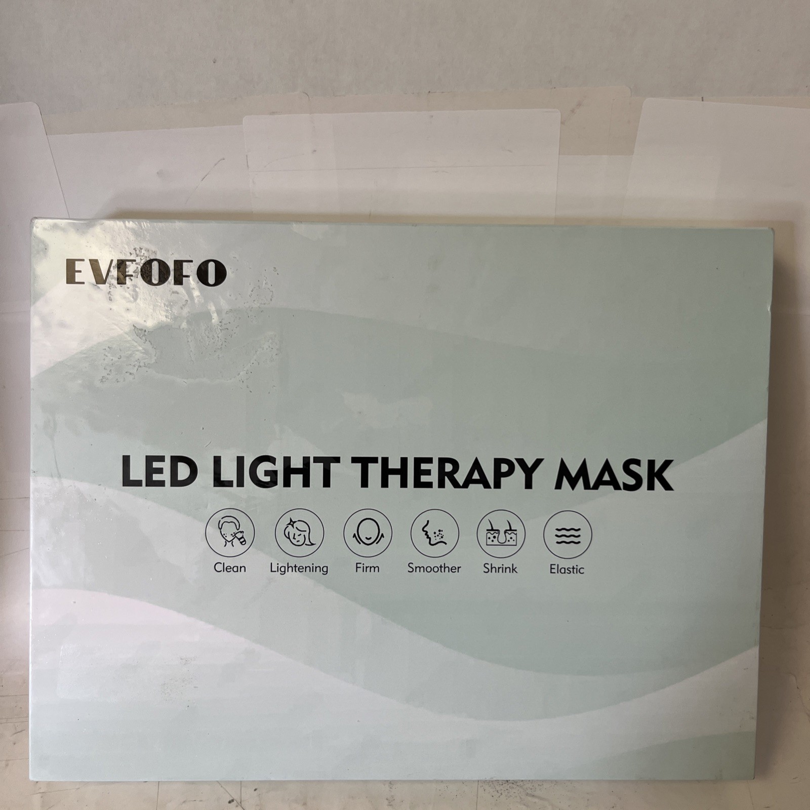 EVFOFO Red Light Therapy Mask for Face Therapy LED Mask for Face 7 Colors