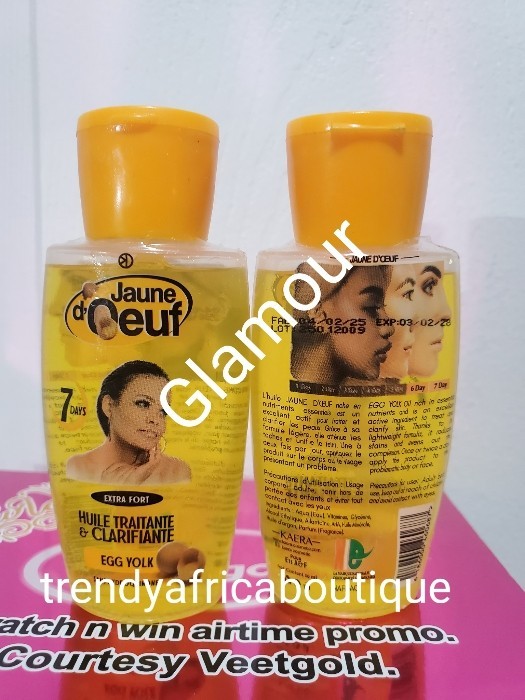 2pcs. Jaune Doeuf face & body oil. Egg yolk extra fort . 50ml x 2