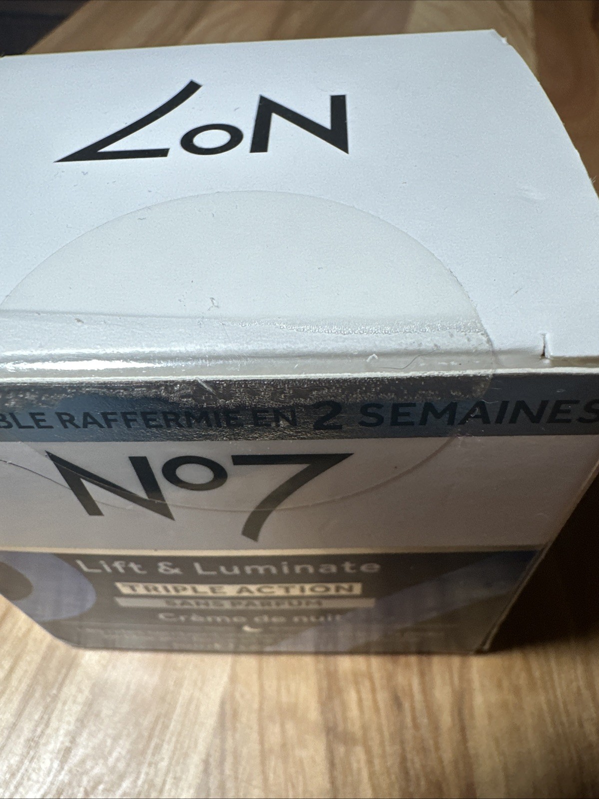 No7 Lift and Luminate Triple Action Fragrance Free Night Cream 1.69oz New Box