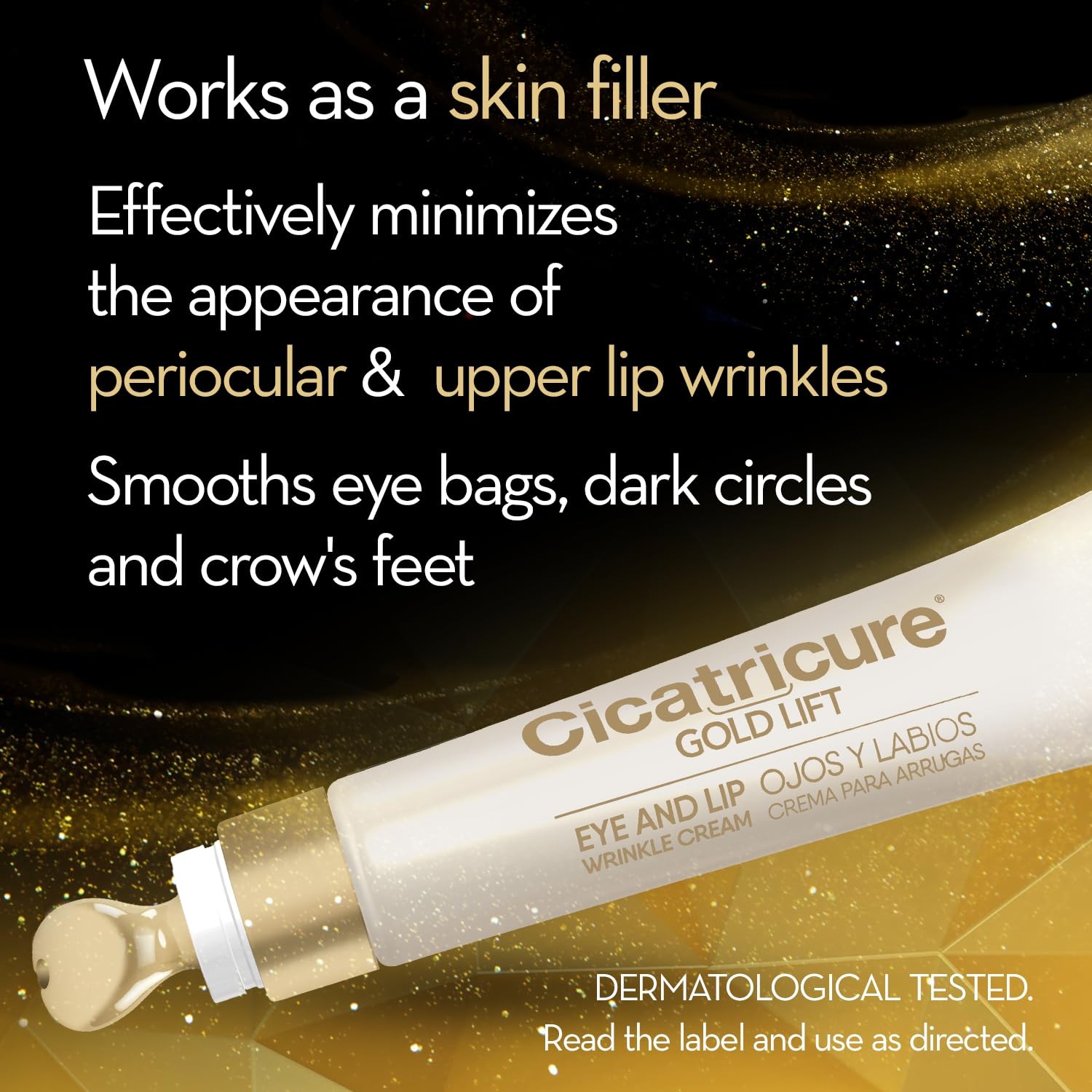Cicatricure Gold Lift Dual Contour Eye & Lip Cream | Dark Circles | 0.5 oz