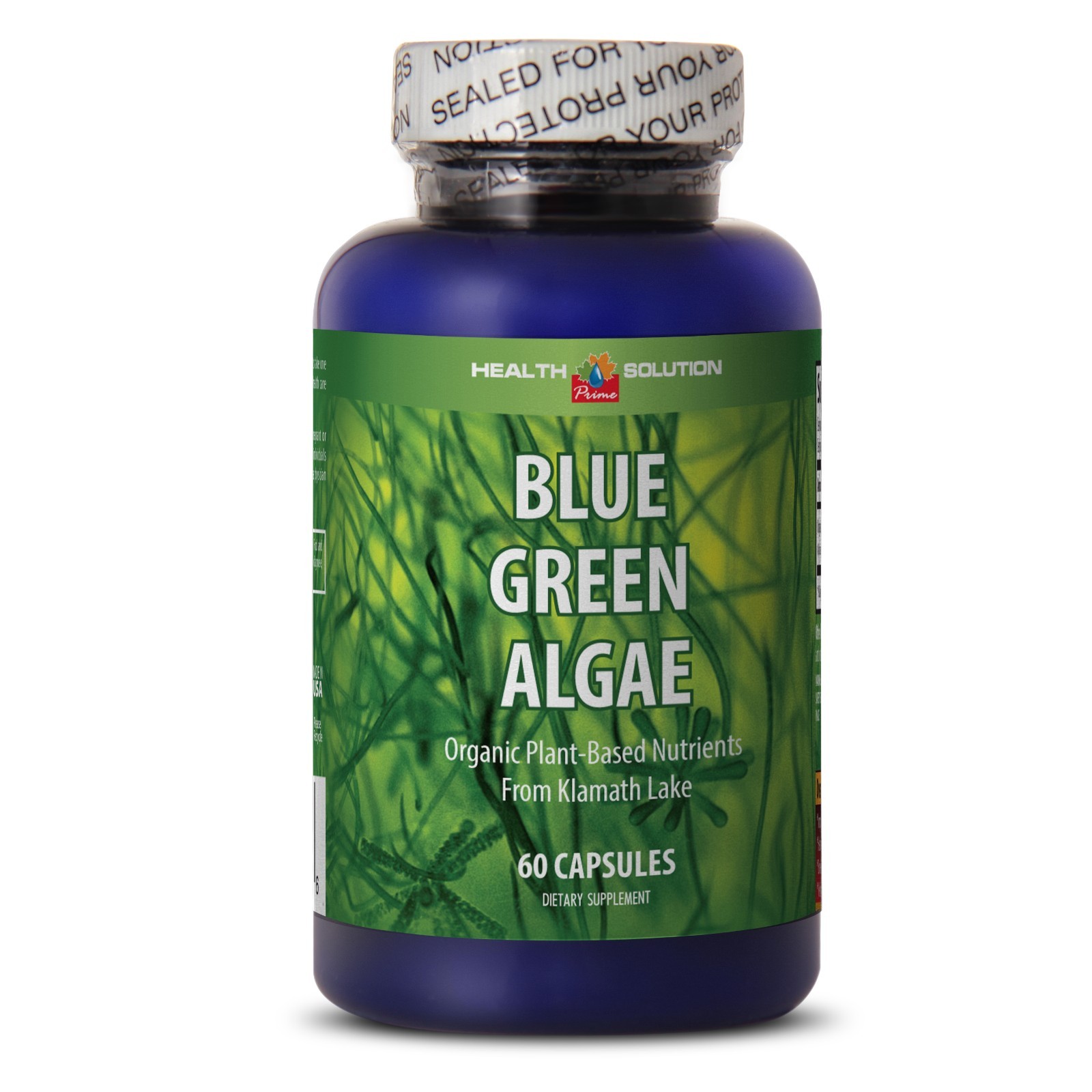 Algae For The Brain – Detox – Organic Blue Green Algae 500 – Spirulina Caps 1B