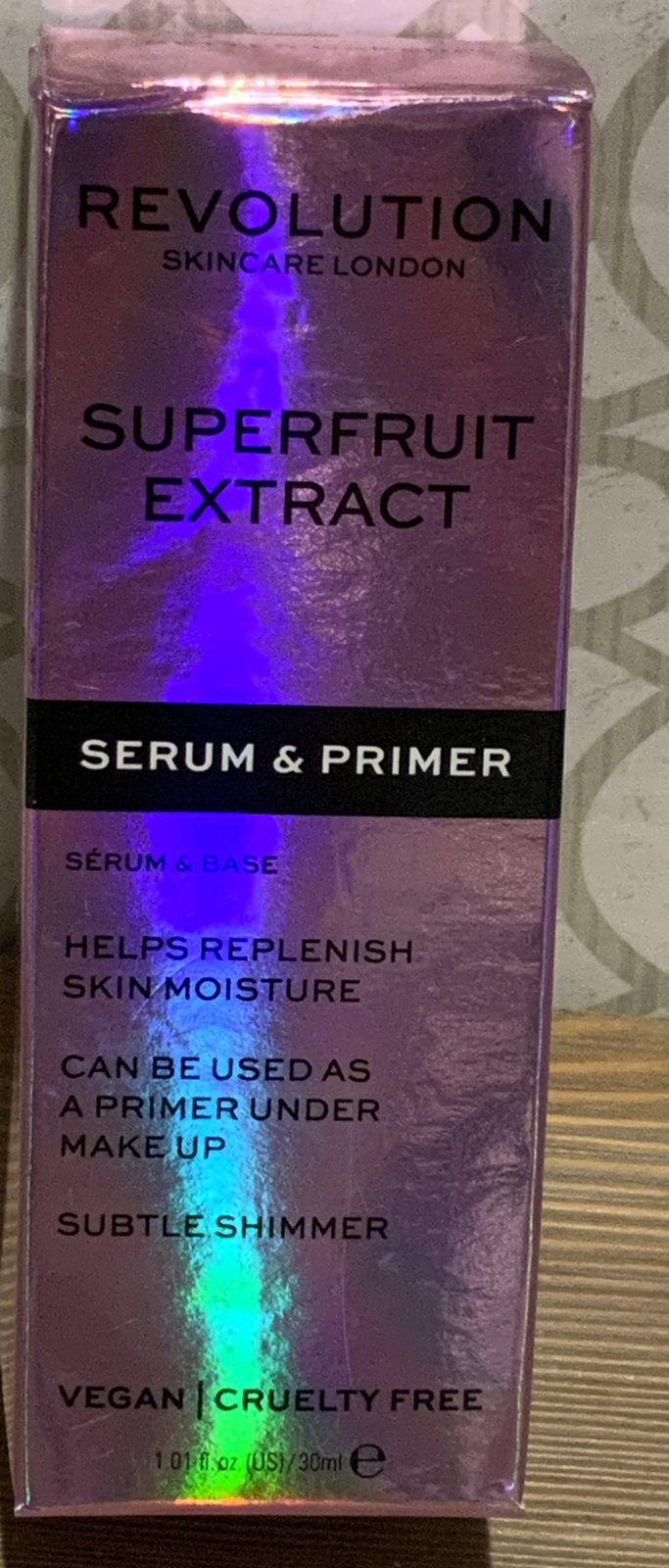 🍒 REVOLUTION SKINCARE SUPERFRUIT EXTRACT • SERUM & PRIMER 1.05 fl oz