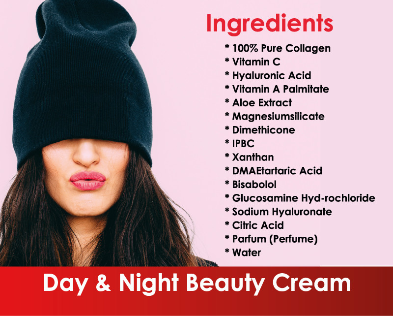 Anti Wrinkle Face Creams Bawk Bawk BITCH Pure Beauty Collagen Cream Moisturiser