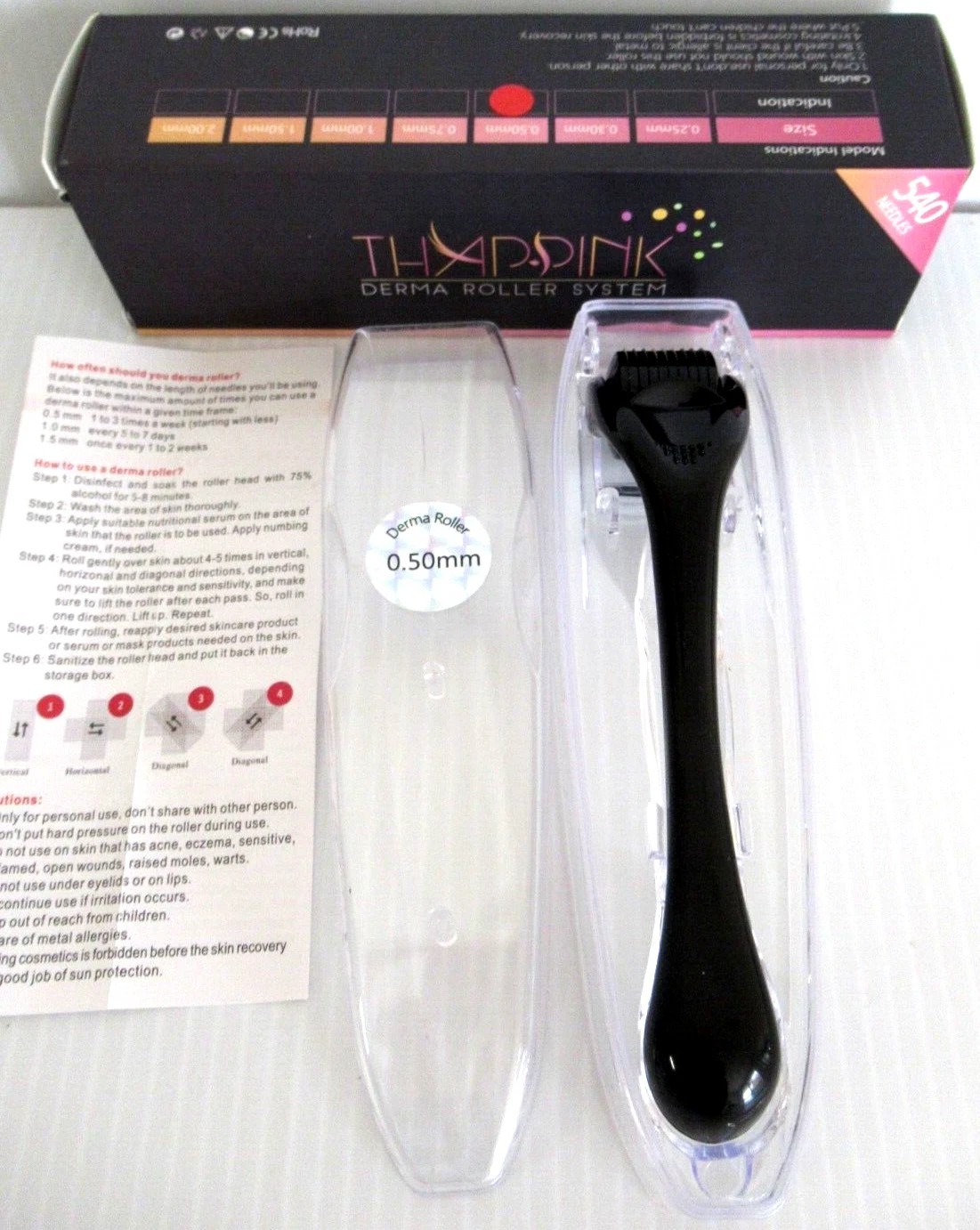 THAPPINK “DERMA ROLLER SYSTEM” ~ (MICRONEEDLING / LIFTING & WRINKLE REDUCTION)