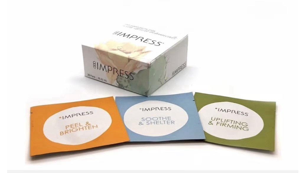 iMPRESS Anti-Aging Facial Pads 28ct One Pad/Day Firming Retinol AHA/BHA