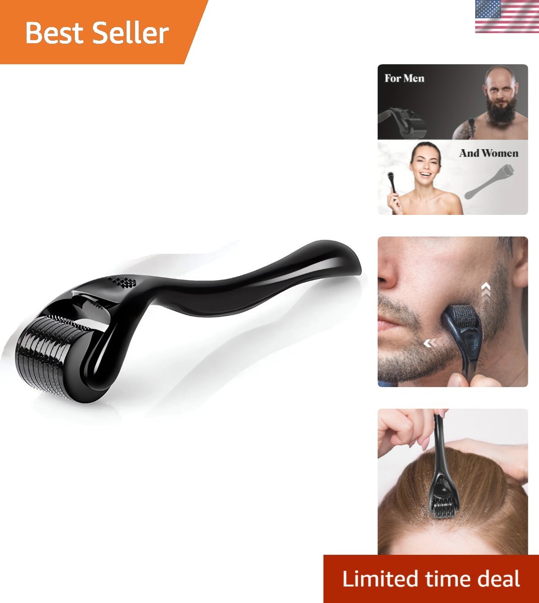 Durable 540 Titanium Derma Roller with Storage Case – For Comfortable Self-Care
