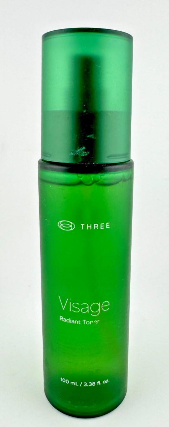 THREE Visage Radiant Toner 100mL – Hydrating pH-Balancing Face Mist Skincare