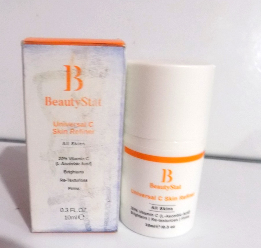 NEW~BeautyStat Universal C Skin Refiner ALL SKINS (0.3 OZ.) *DAMAGE BOX*