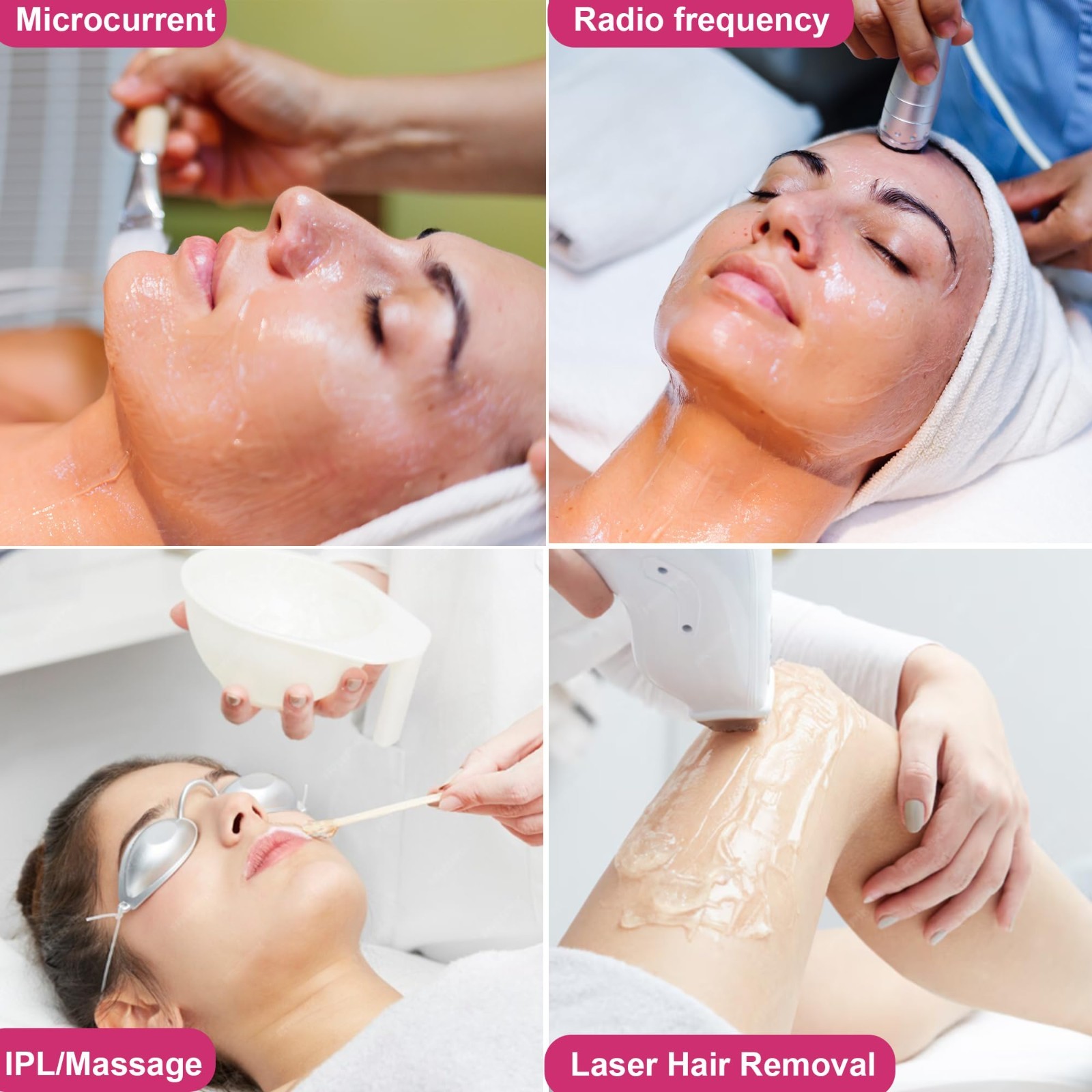 2.5L Conductive Gel for Microcurrent Facial & RF Laser Hair Removal, Hydrating,