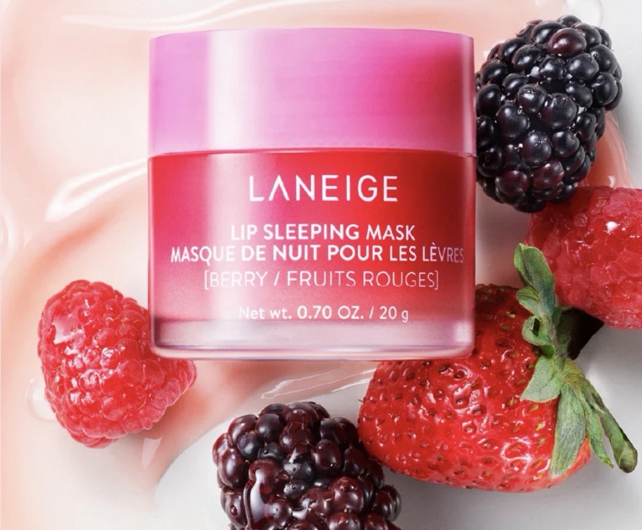 Laneige Lip Sleeping Mask Berry EX 20g Moisturizing Lip Balm Korean Skincare