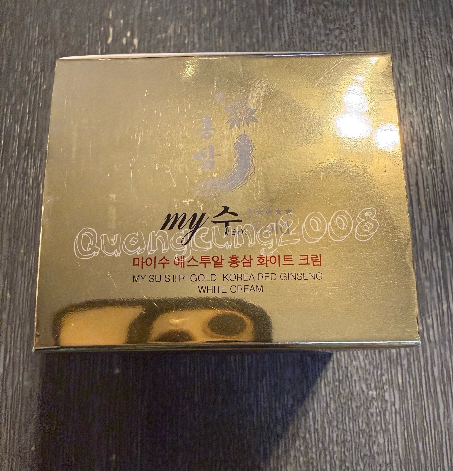 MY SU GOLD Korea Red Ginseng Aqua Wrinkle & Whitening Cream 50ml “MADE IN KOREA”