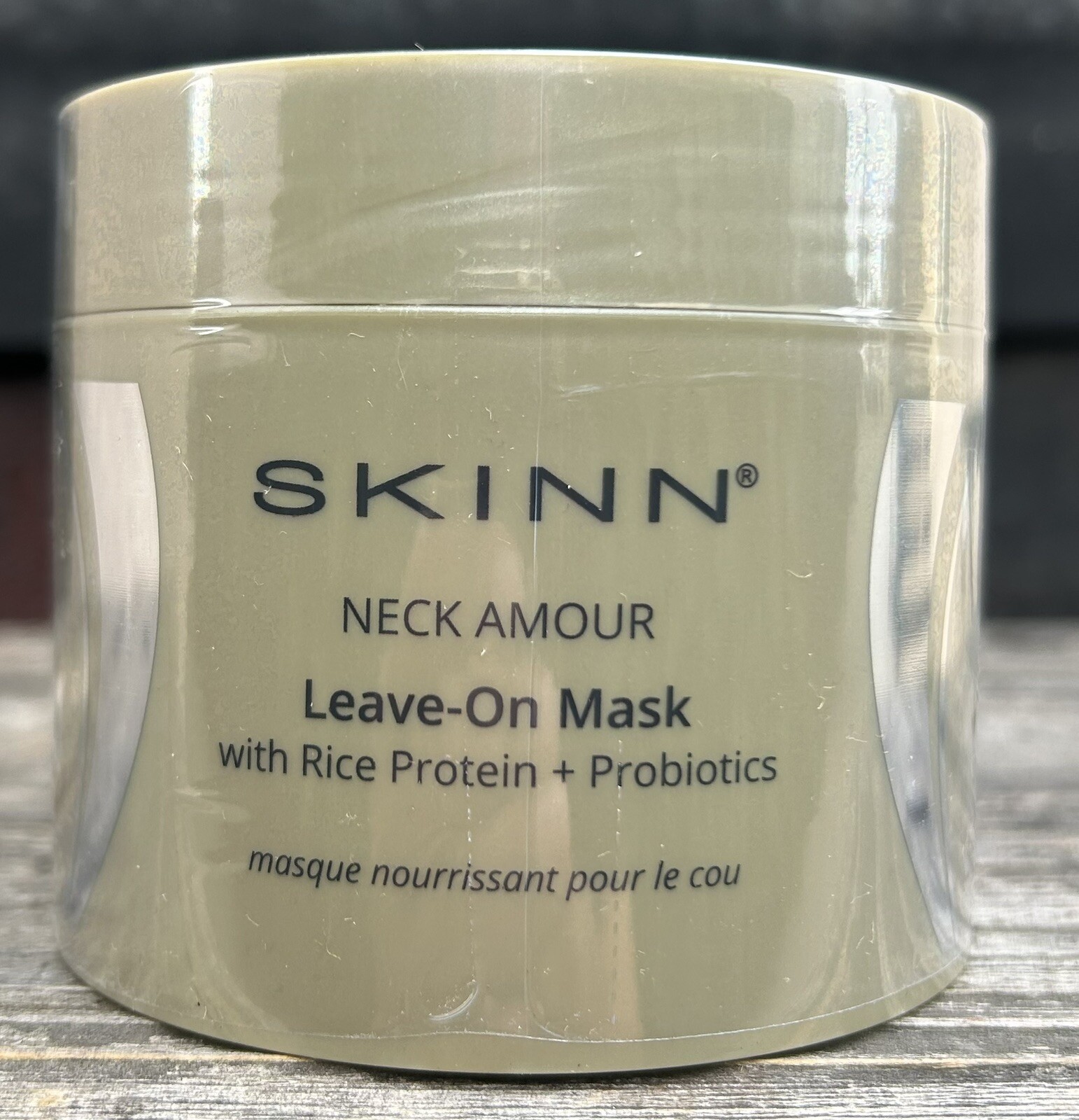Skinn Cosmetics Neck Amour Leave-On Neck Mask Rice Protein Probiotics 6 oz