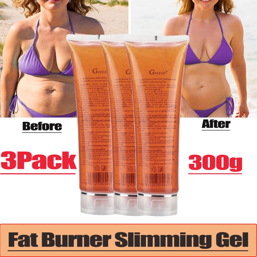 3Pcs Body Slimming Gel Fat Burning Cream for Ultrasonic Cavitation RF Massager