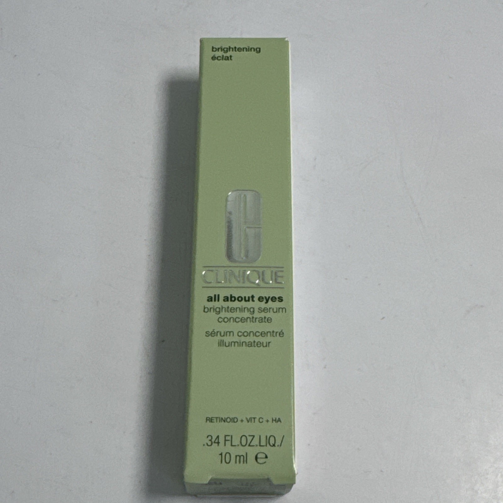 Clinique All About Eyes Brightening Eclat Serum Concentrate w/Retinoid NIB 10ml