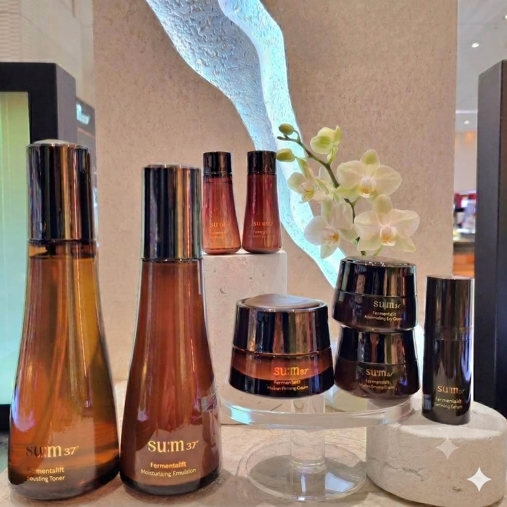 Sum37 Fermentalift Anti-Aging Skincare 8pcs Set Firming Moisturizer K-Beauty