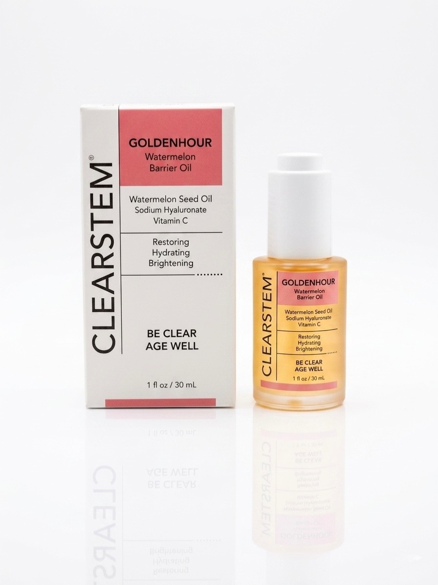 CLEARSTEM Golden Hour Watermelon Barrier Oil – 1 oz New in Box