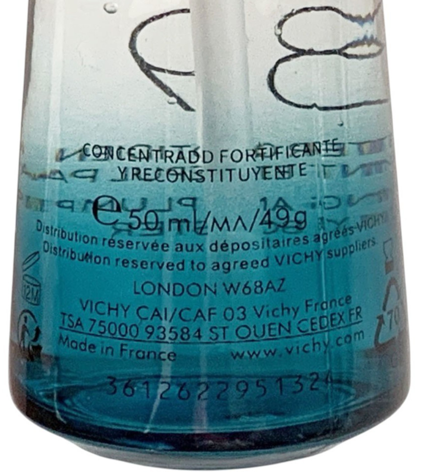 Vichy Mineral 89 Skin Fortifying Daily Booster 1.69oz Hyaluronic Acid EXP 09/28
