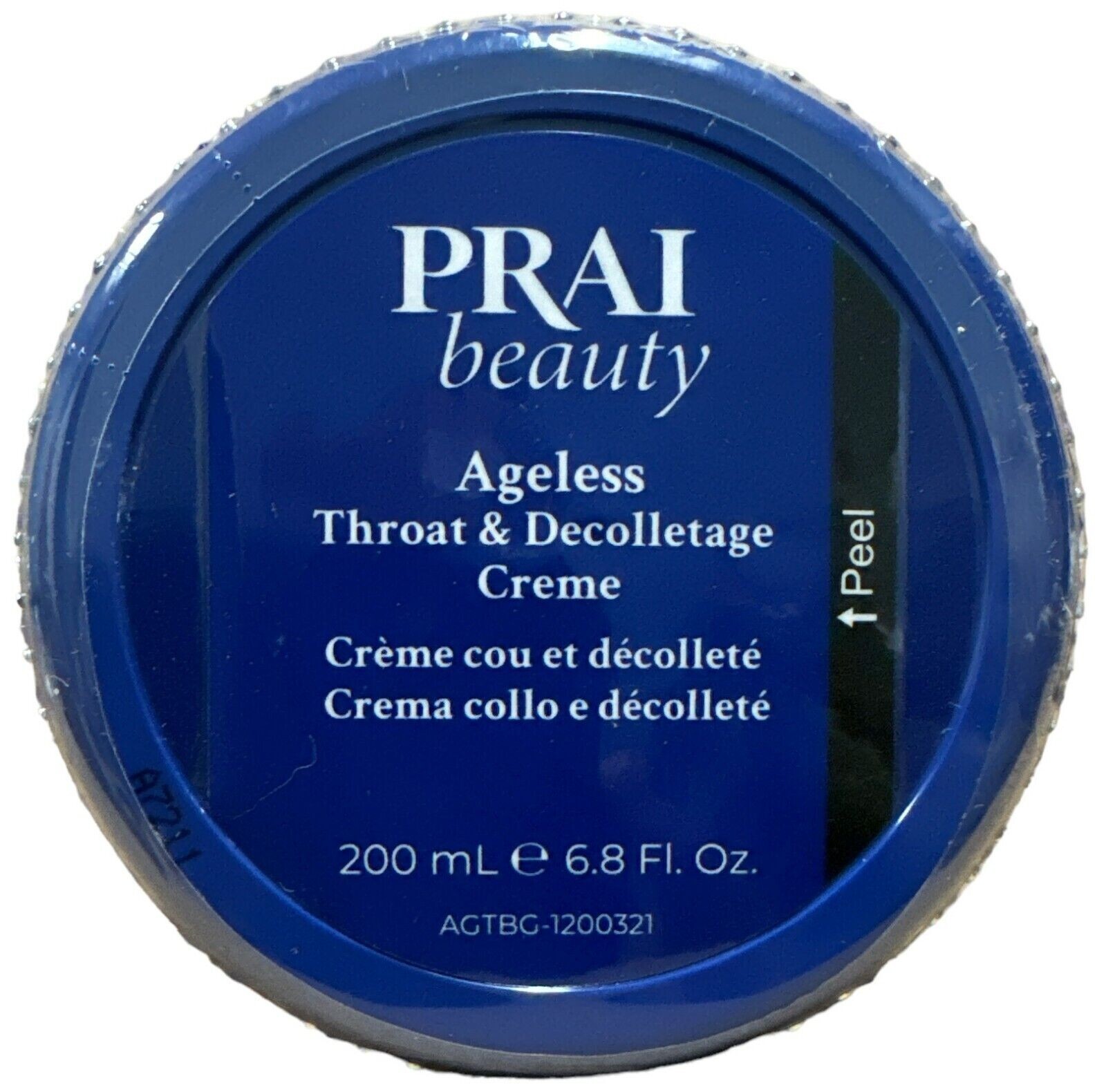 PRAI Beauty Ageless Throat & Decolletage Anti-Aging Neck Creme, 6.8 Fl Oz Rare